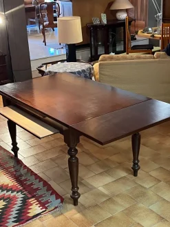 Manara Tavolo Antico casale in legno Rettangolare allungabile- Tavoli