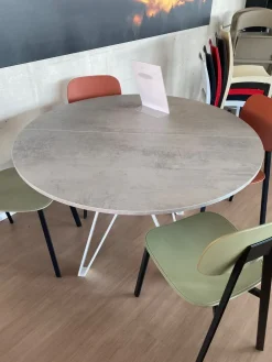 Zamagna Tavolo Apple in laminato Rotondo allungabile scontato 37%- Tavoli