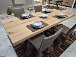 New Tavolo Massiccio rovere PREZZI OUTLET -30% Tavoli