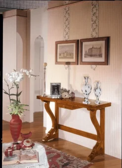 Artigiani Veneti Tavolo Tavolo-consolle con apertura a libro versione arte povera in promo sconto del 35% PREZZI OUTLET- Tavoli