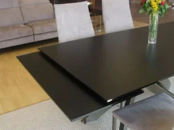 Outlet Tavolo Artistico in vetro Allungabile Tavoli