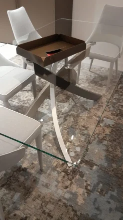 Hot Tavolo Artistico fisso in vetro Fisso scontato 38% Tavoli