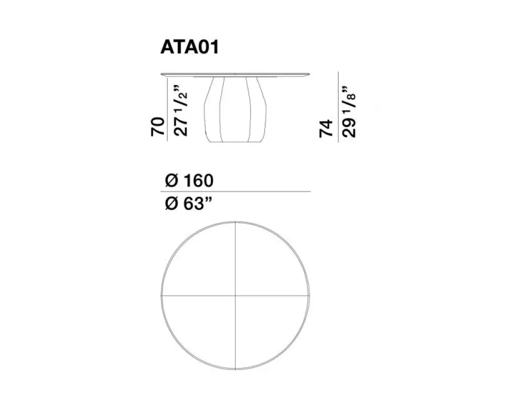 Molteni & C Tavolo Asterias di scontato del 25%- Tavoli