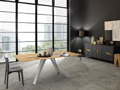 Tavolo Blade in legno Allungabile scontato 81%^Mobilia Web Sale