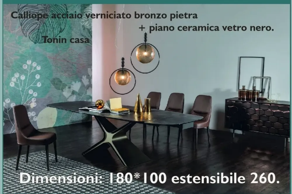 Tonin Casa Tavolo Calliope a prezzo scontato 33%- Tavoli