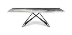 Cattelan Italia Tavolo Premier Crystalart, scontato a prezzi outlet!- Tavoli