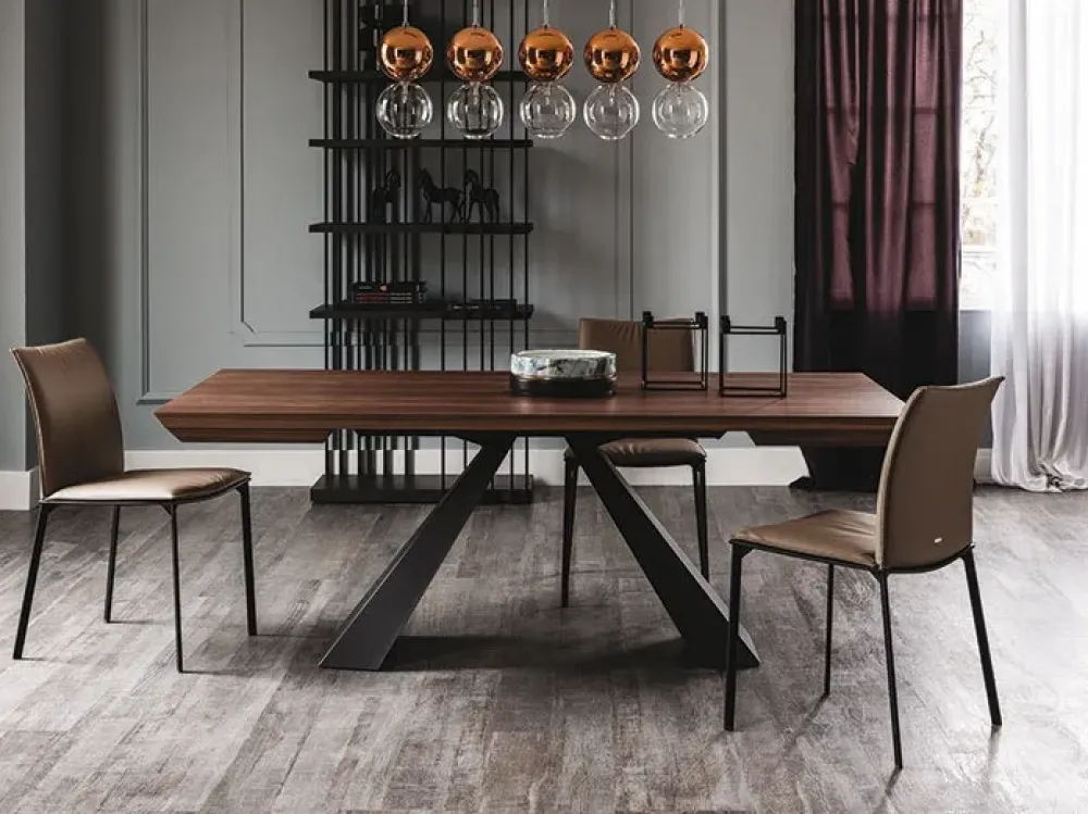 Online TAVOLO Cattelan Eliot wood SCONTATO a PREZZI OUTLET Tavoli