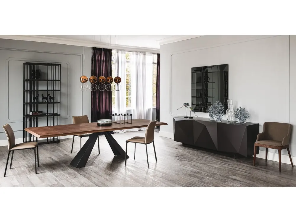 Online TAVOLO Cattelan Eliot wood SCONTATO a PREZZI OUTLET Tavoli