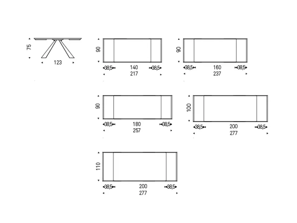 Online TAVOLO Cattelan Eliot wood SCONTATO a PREZZI OUTLET Tavoli