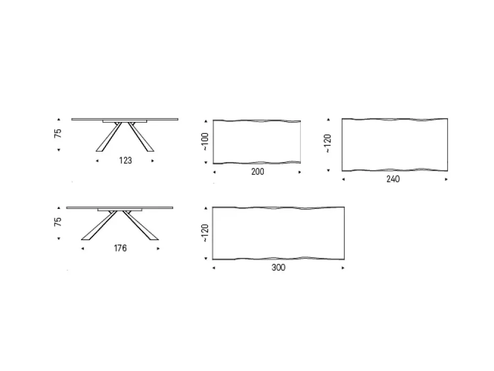 Online TAVOLO Cattelan Eliot wood SCONTATO a PREZZI OUTLET Tavoli