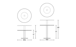 Altacom Tavolo Center in OFFERTA OUTLET- Tavoli