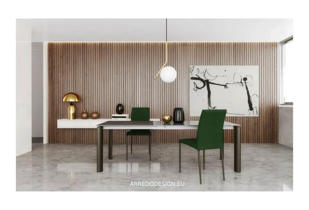 Tavolo Circle in ceramica Rettangolare allungabile scontato 30%^Zamagna Best