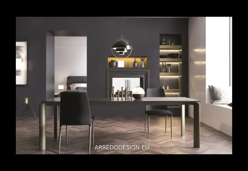 Tavolo Circle in ceramica Rettangolare allungabile scontato 30%^Zamagna Best