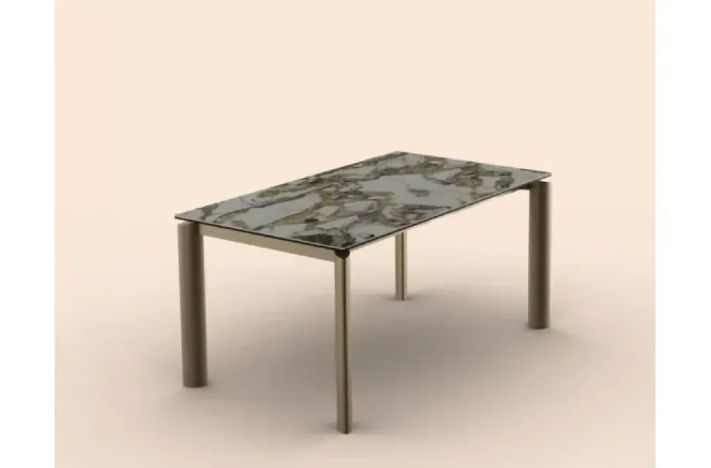 Tavolo Circle in ceramica Rettangolare allungabile scontato 30%^Zamagna Best