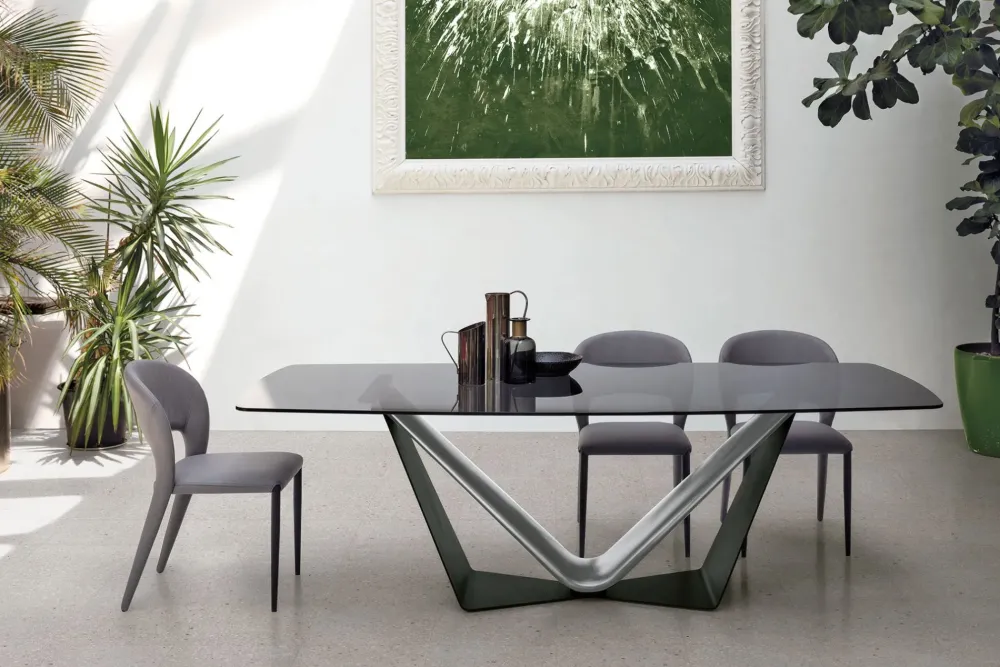 Target Point Tavolo con piano in altri materiali sagomato di a PREZZO OUTLET- Tavoli