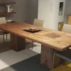 Tavolo con piano in legno rettangolare di a PREZZO OUTLET^Riva 1920 New