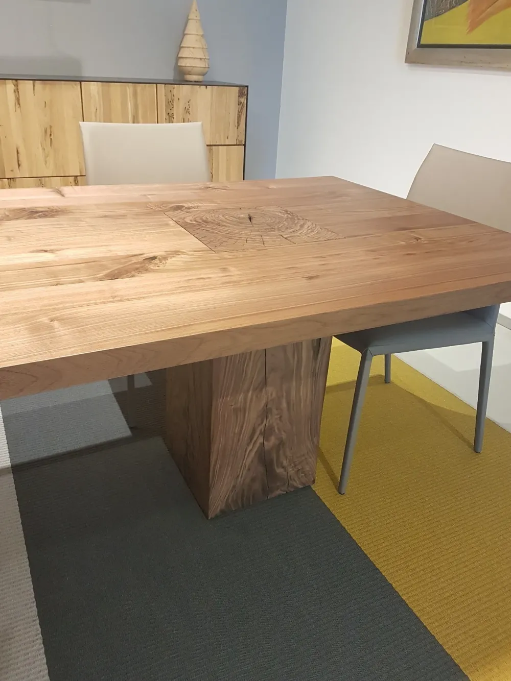 Tavolo con piano in legno rettangolare di a PREZZO OUTLET^Riva 1920 New