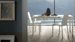 Altacom Tavolo con piano in marmo rettangolare di a PREZZO OUTLET- Tavoli