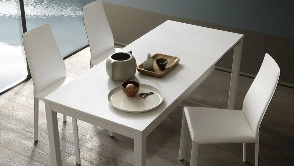 Altacom Tavolo con piano in marmo rettangolare di a PREZZO OUTLET- Tavoli