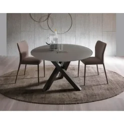 Artigianale Tavolo con piano in marmo rettangolare di a PREZZO OUTLET- Tavoli