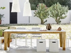 Gervasoni Tavolo con piano in pietra rettangolare di a PREZZO OUTLET- Tavoli