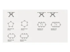 Hot TAVOLO  Mikado SCONTATO a PREZZI OUTLET Tavoli