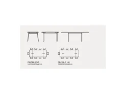 Clearance TAVOLO Zeffiro SCONTATO a PREZZI OUTLET Tavoli