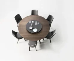 Sangiacomo Tavolo Convivio con lazy susan in OFFERTA OUTLET- Tavoli