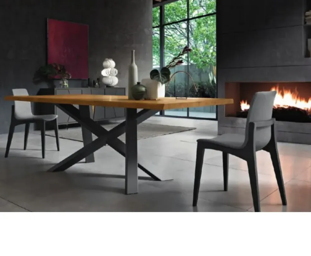 Tavolo Crossing in legno Fisso scontato 50%^FGF Mobili Best