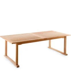 Md work Tavolo da giardino Tavolo allungabile vero teak a marchio a prezzo scontato- Tavoli Da Giardino