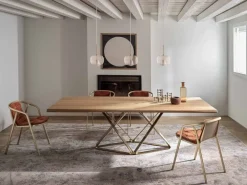 Bontempi Tavolo Delta in legno Fisso scontato 25%- Tavoli