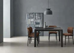 Sangiacomo Tavolo Desco rovere carbone a prezzo scontato- Tavoli