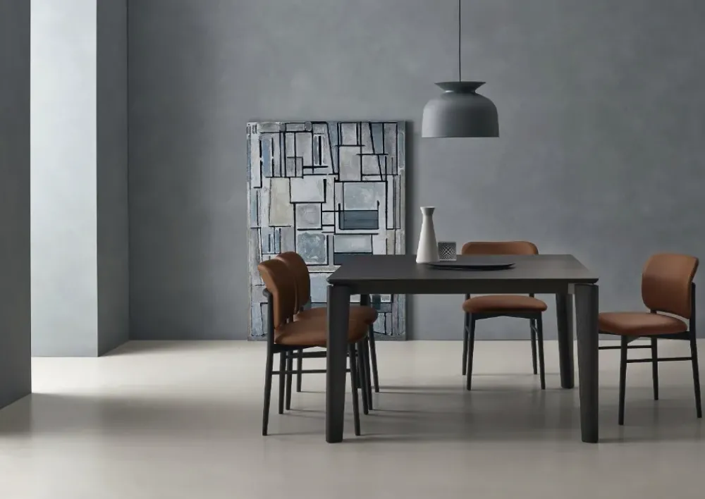 Sangiacomo Tavolo Desco rovere carbone a prezzo scontato- Tavoli