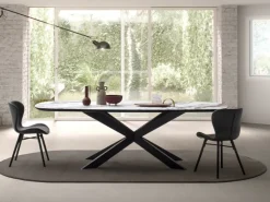 Devina Nais TAVOLO  Cosmopolitan glass SCONTATO a PREZZI OUTLET- Tavoli