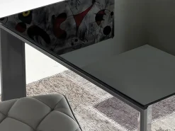 Tavolo Diamante * in vetro Rettangolare allungabile scontato 30% Tavoli