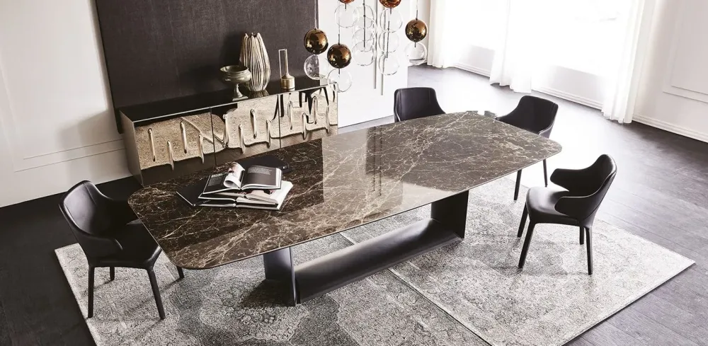 Cattelan Italia Tavolo Dragon keramik in OFFERTA OUTLET -40%- Tavoli