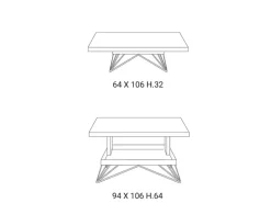 Tavolo Ray PREZZI OUTLET^Easyline Best