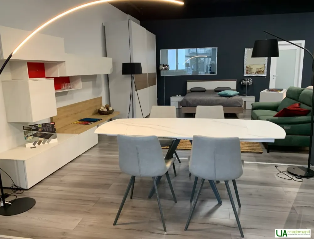 Sale Tavolo ellittico in ceramica Vortice di in Offerta Outlet Tavoli