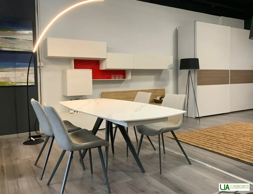 Sale Tavolo ellittico in ceramica Vortice di in Offerta Outlet Tavoli