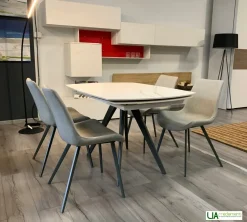 Sale Tavolo ellittico in ceramica Vortice di in Offerta Outlet Tavoli