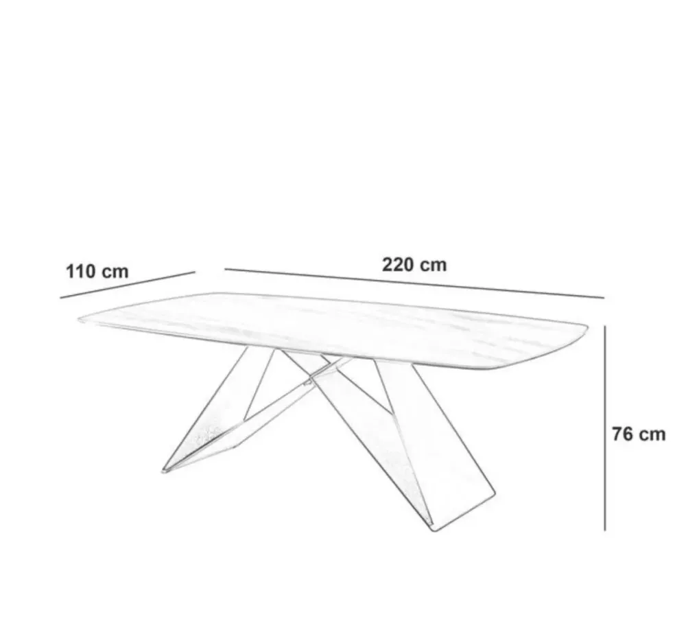 Stones Tavolo ellittico Thanos scontato del 47%- Tavoli