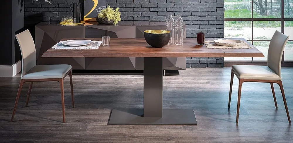 Tavolo Elvis in legno, allungabile, con drive in legno.^Cattelan Italia Clearance