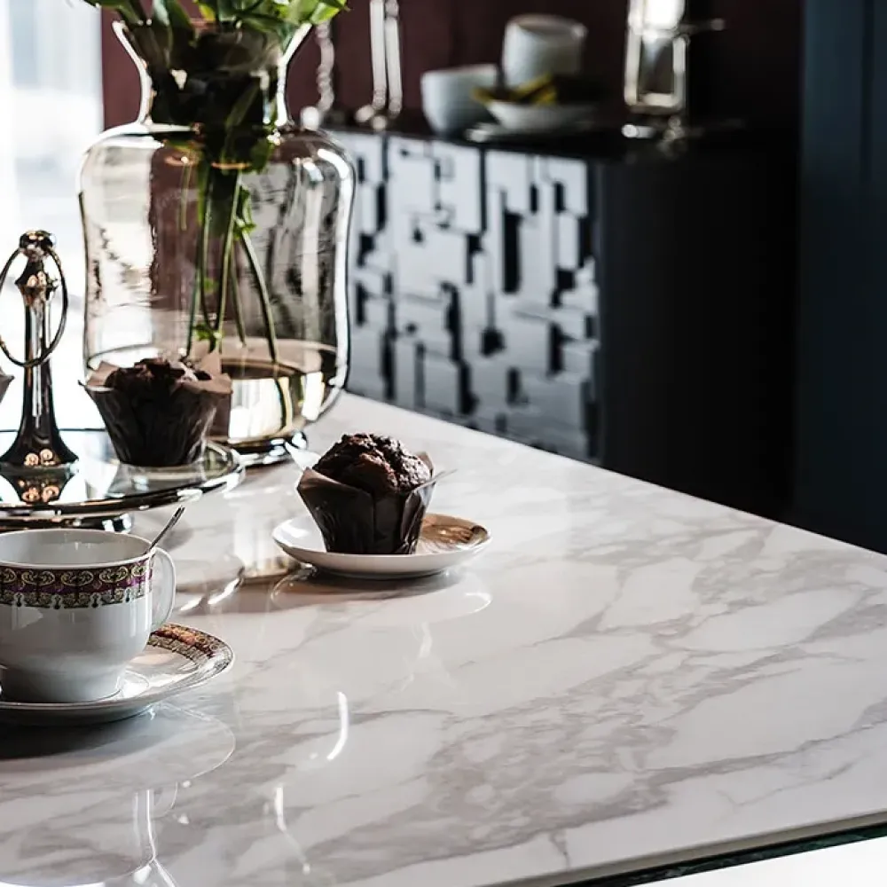 Cattelan Italia Tavolo Elvis Keramik in ceramica fisso.- Tavoli