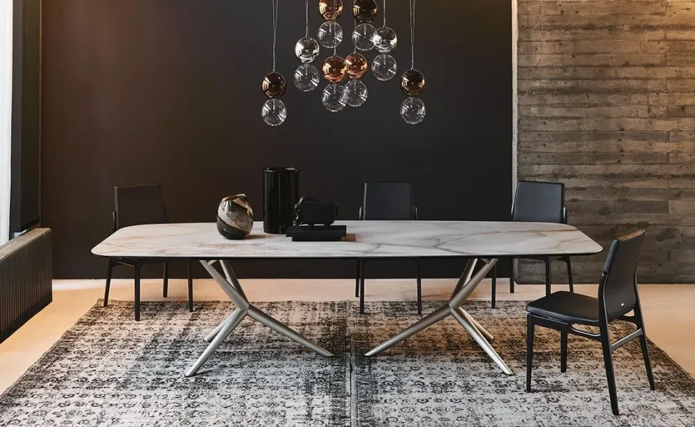 Tavolo fisso Atlantis crystalart^Cattelan Italia