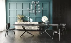 Tavolo fisso Atlantis crystalart^Cattelan Italia