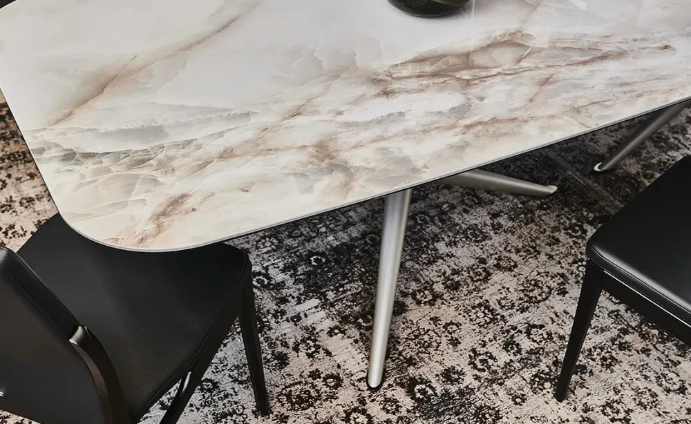 Tavolo fisso Atlantis crystalart^Cattelan Italia