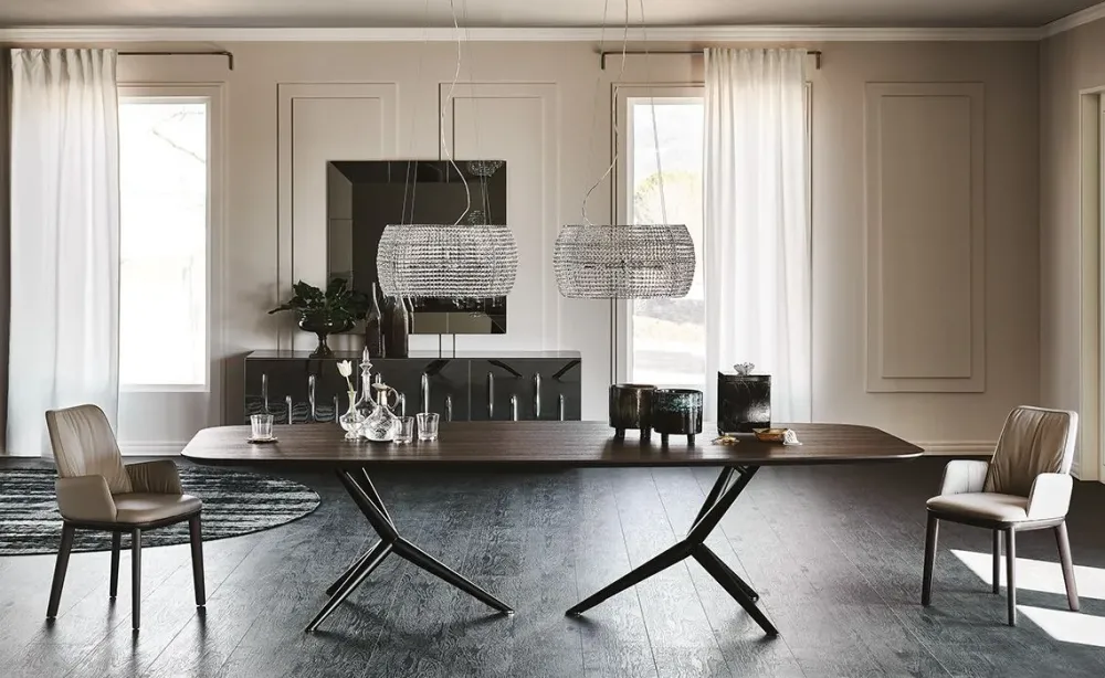 Tavolo fisso Atlantis crystalart^Cattelan Italia