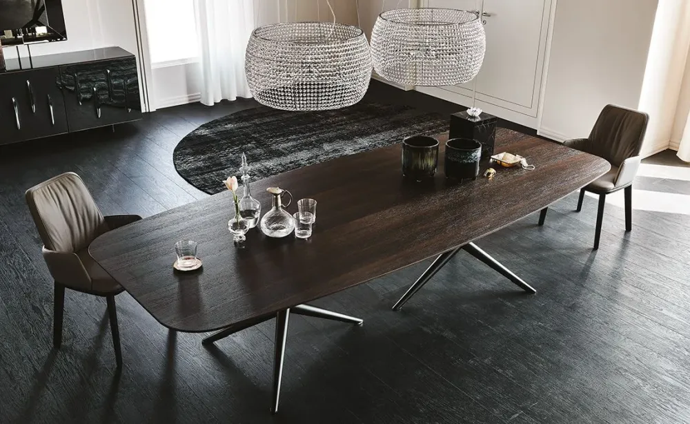 Tavolo fisso Atlantis crystalart^Cattelan Italia