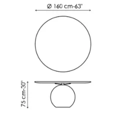 Bonaldo Tavolo fisso Circus- Tavoli