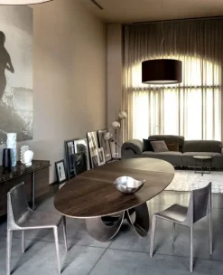 Tavolo fisso in vetro SCONTATO^Arketipo Discount